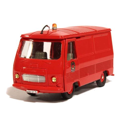Peugeot J7 Pompiers 1972 - Dinky Toys Chine 1/43