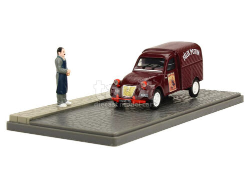 Citroën 2cv Fourgonnette Epicier - Modèle Presse 1/43
