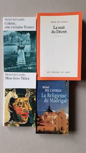 Michel Del Castillo - Lot De 4 Livres