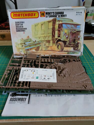 Maquette Camion Matchbox 1/76 Monty'S Caravan-Matchbox