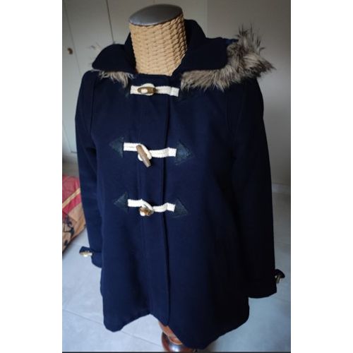 Duffle Coat / Manteau Trois-Quarts Marine Xs Pimkie