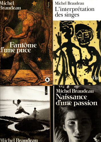 Braudeau Michel, Lot De 4 Livres De Poche