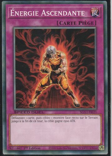 Carte Yu-Gi-Oh - Energie Ascendante - Sgx1-Fri21