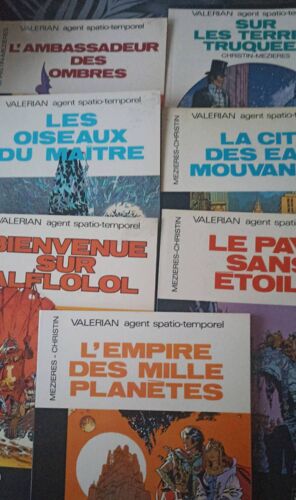 Lot De 7 Valerian Agent Spatio Temporel En 16/22