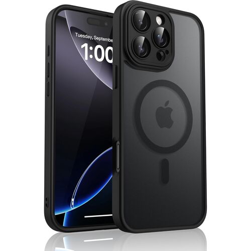 KALANKA-Magnétique Coque pour iPhone 16 Pro Compatible avec MagSafe, Étui Mat Translucide Minimaliste, PC Dur Housse pour iPhone 16 Pro (iPhone 16 Pro)
