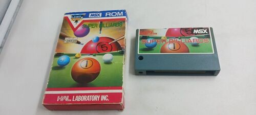 Jeu MSX Super Billiards