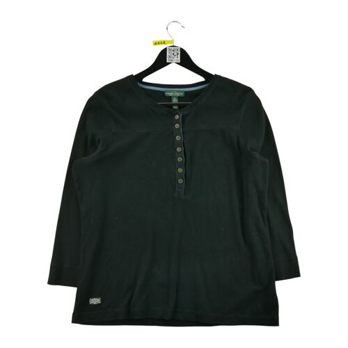 Reconditionné - T-Shirt Manches Longues Femme Noir - Taille Xl - Femme - Noir