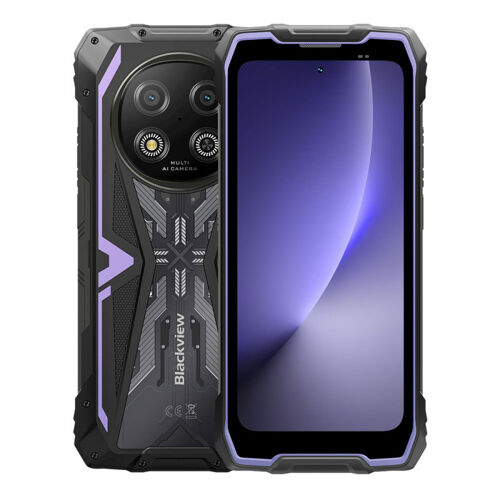 Blackview Rock 2 (NFC - 6.67'' - 256 Go, 12 Go RAM - 15000mAh) Violet