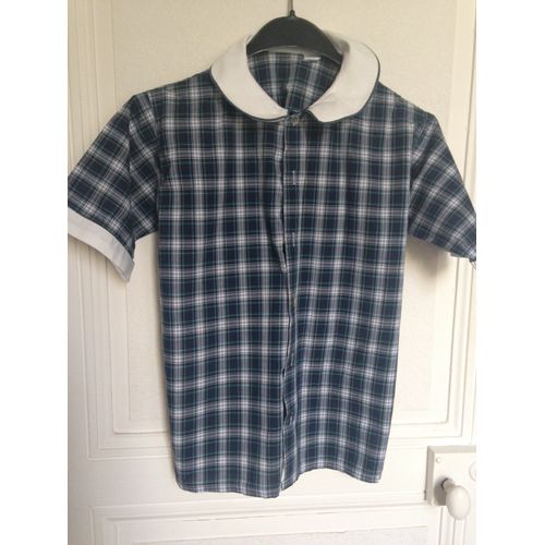 Très Joli Chemisier Fille Écossais Taille 10 Ans Idée Cadeau