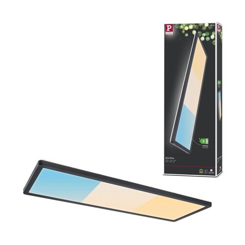 Panneau Led Atria Shine Ip44 Carré 560x200mm 15,2w 2030lm 3000 - 6500k Noir