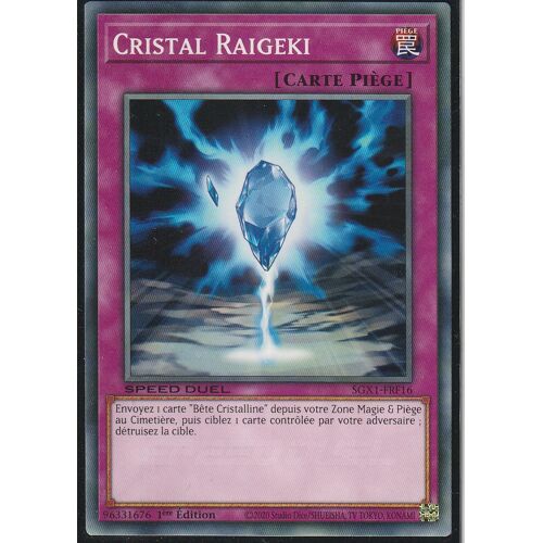 Carte Yu-Gi-Oh - Cristal Raigeki - Sgx1-Frf16