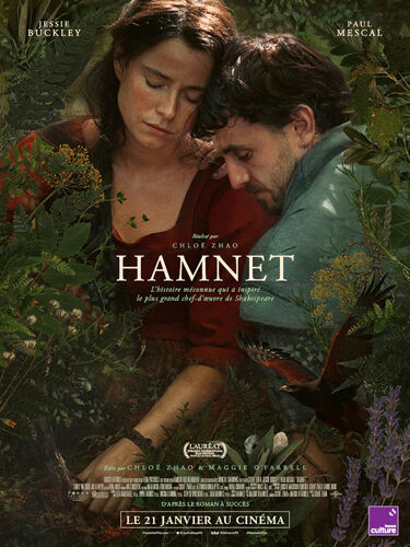 Hamnet - Véritable Affiche De Cinéma Roulée - Format 40x60 Cm - De Chloé Zhao Avec Jessie Buckley, Paul Mescal, Emily Watson, Joe Alwyn, Jacobi Jupe, Noah Jupe - 2026