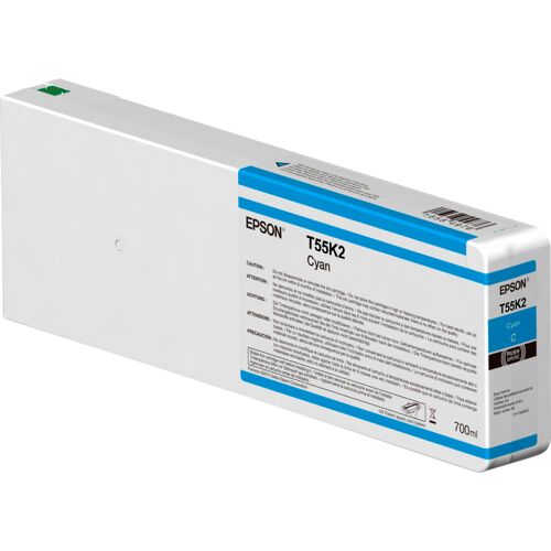 Epson T55K2 - 700 ml - cyan - original - cartouche d'encre - pour SureColor SC-P6000, SC-P7000, SC-P7000V, SC-P8000, SC-P9000, SC-P9000V