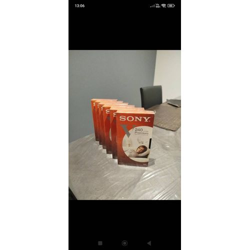 Lot de cassettes VHS vierges neuves