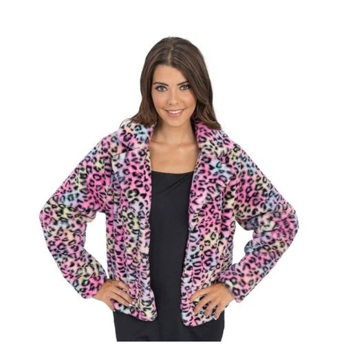 Déguisement Veste Léopard Multicolore Femme