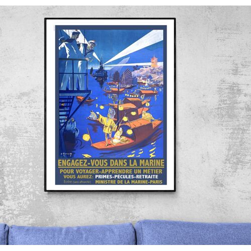 Affiche Engagez Vous Dans La Marine