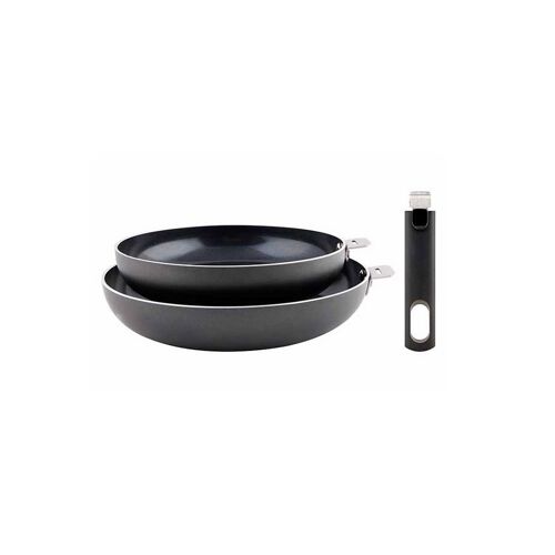 Cosy&trendy - Lot De 2 Poêles Aluminium 24/28cm Avec Poignée 5189003