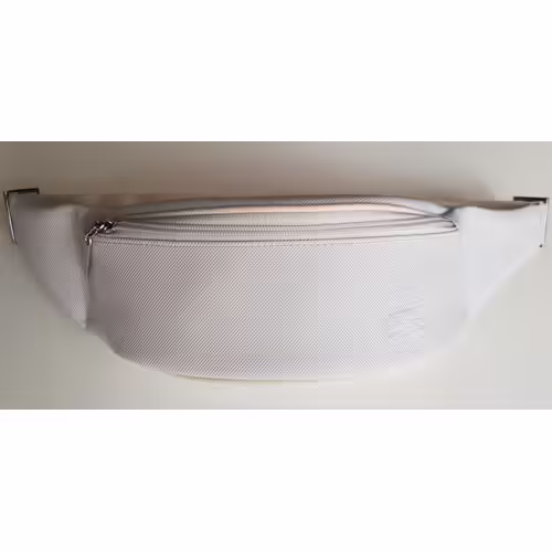 Sac Banane Zippé Gris/Bleu Nacré Lacoste