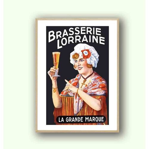 Affiche Brasserie Lorraine