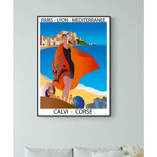 Affiche France Corse Calvi