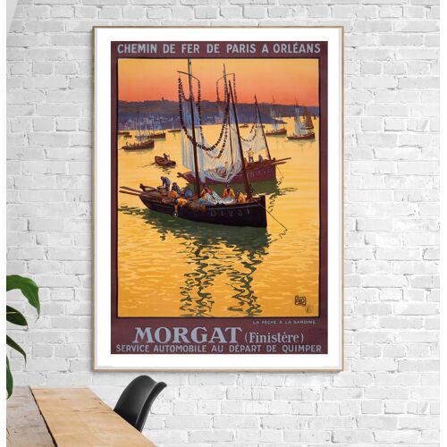 Affiche Morgat Finistère
