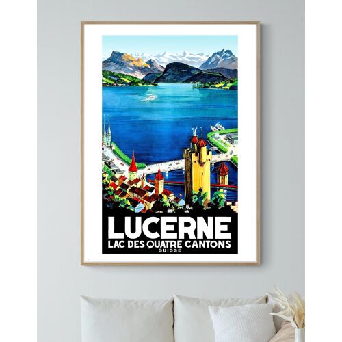 Affiche Lucerne - Lac Des Quatre Cantons