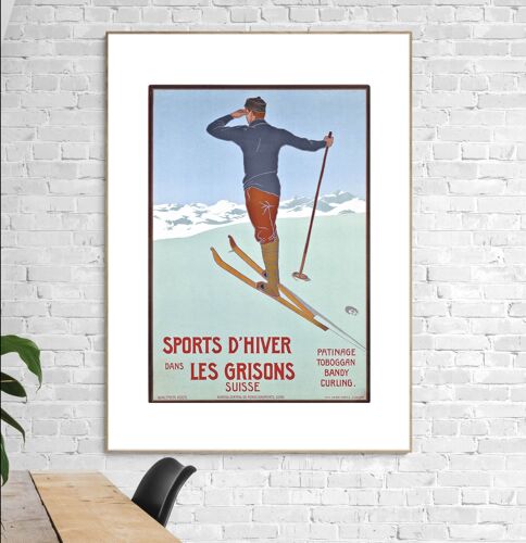 Affiche Suisse Grisons 5