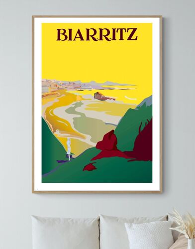Affiche Biarritz