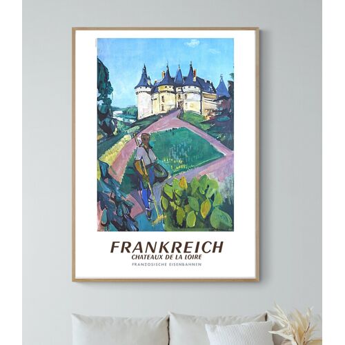 Affiche Frankreich, Château De La Loire