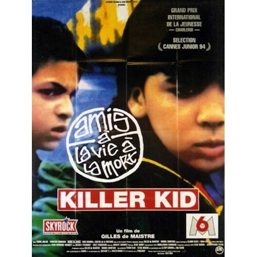 Killer Kid - Véritable Affiche De Cinéma Pliée - Format 120x160 Cm -De Gilles De Maistre Avec Teufik Jallab, Younesse Boudache, Agathe De La Fontaine - 1994
