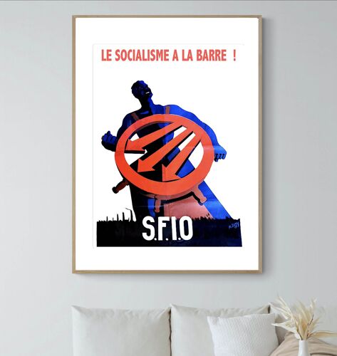 Affiche Sfio Socialisme