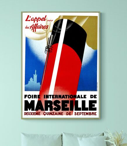 Affiche Foire Internationale De Marseille