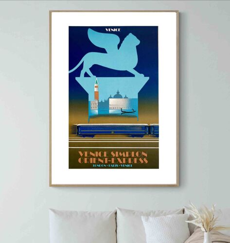 Affiche Sncf Train Venice Simplon Express 3