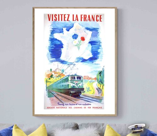 Affiche Sncf Visitez France