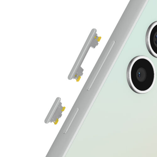 Boutons Power + Volume de Remplacement pour Galaxy A54 5G / A34 5G Blanc