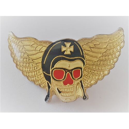 Pins Moto Tête De Mort 