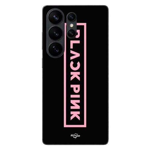 Coque Pour Samsung Galaxy S26 Ultra Blackpink VIP Tickets Blackpink logo Front noir Maniacase