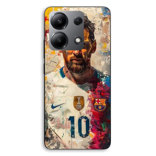 Coque Pour Xiaomi Redmi Note 13 4G Messi Barcelone Argentine champion prime n°10 Maniacase