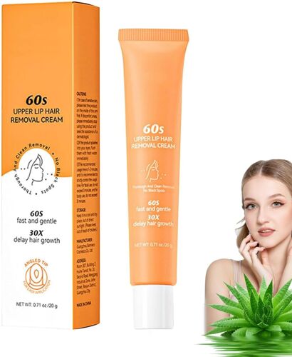 Crème Dépilatoire Pour Le Visage,Hair Removal Cream,Crème Dépilatoire Pour La Lèvre,Crème Dépilatoire Douce,Creme Epilatoire Femme Pour Peaux Sensibles,Lèvres,Ligne Du Bikini,Sourcils,Joues 