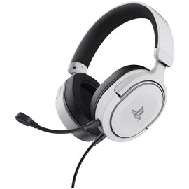 Trust Gaming GXT 498 Forta Casque Gaming PS5 / PS4, Licence Officielle Playstation 5, Casque Gamer Filaire avec Microphone, Blanc