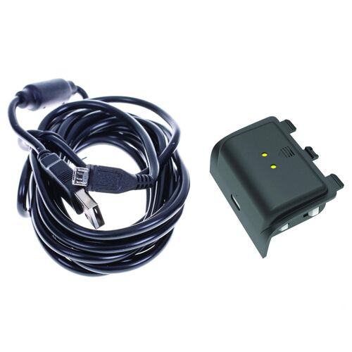Freaks and Geeks Batterie + Cable de recharge Pour XBOX Series X Play And Charge câble de 3 mètres
