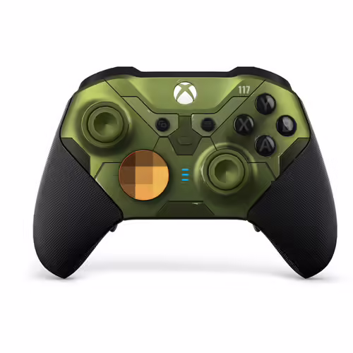 Microsoft Xbox Elite Wireless Controller Series 2 Halo Infinite Limited Edition Noir, Vert Bluetooth/USB Manette de jeu Analogique/Numérique PC, Xbox One, Xbox One S, Xbox One X, Xbox Series S, Xbox Series X