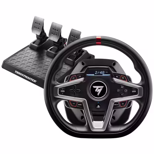 Thrustmaster T248 PS Licence off.PS5 compat.PS4 et PC.Force Feedback Ecran LCD 25 bts Pedalier magnétique 4160783