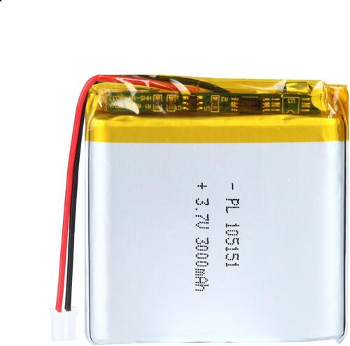 Batterie Li-Po 3,7 V 1700 mAh 112852 lithium-polymère lithium-ion avec connecteur 2P pH avec grille de 2,0 mm