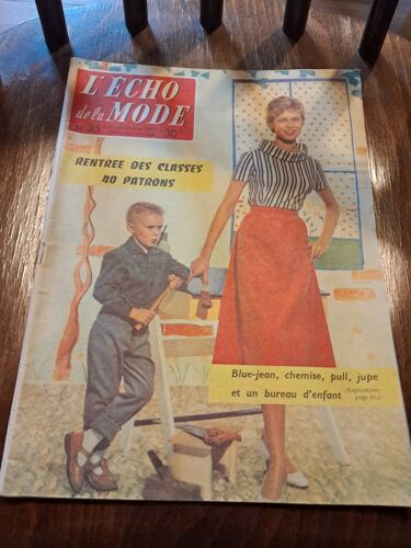 "L'Écho De La Mode" N°35 Du 1er Septembre 1957