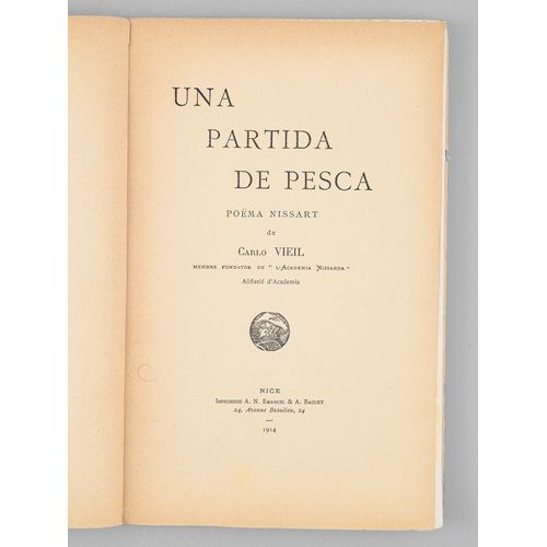 Una Partida De Pesca. Poëma Nissart
