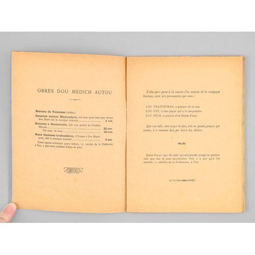 Lou Franchiman. Petite Pastourale ; Qué-S Ben Dèts Sos