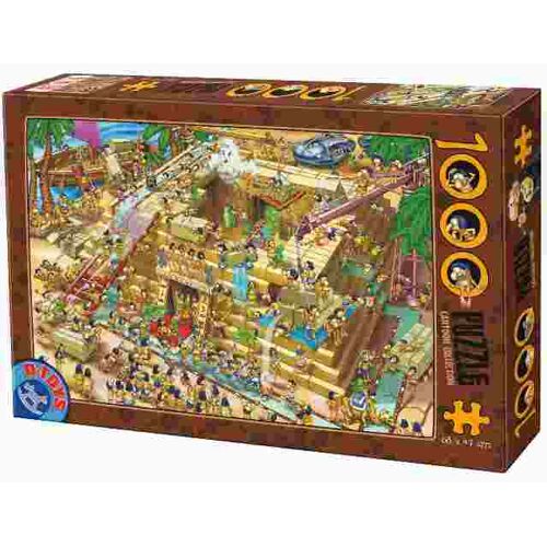 puzzle 1000 pièces - CONSTRUCTION DE PYRAMIDE
