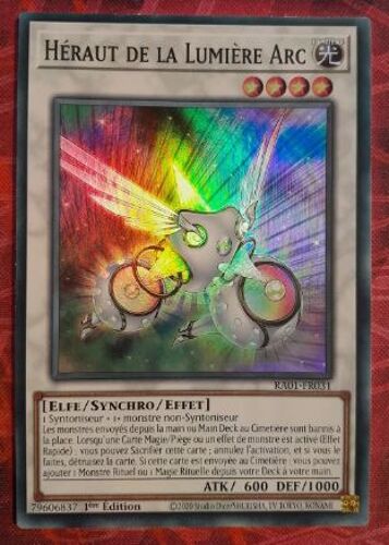 Yu Gi Oh Ra01 Fr031 Heraut De La Lumiere Arc Super Rare