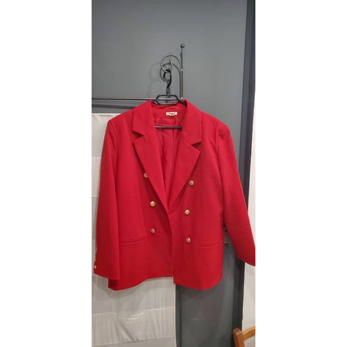 Veste Blazer Femme Rouge